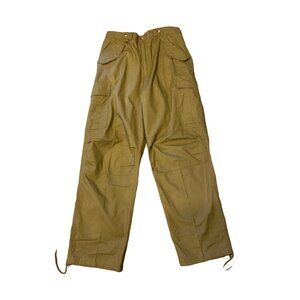 Vintage Cotton Men's Khaki Cargo Military Pants Size XL NWOT